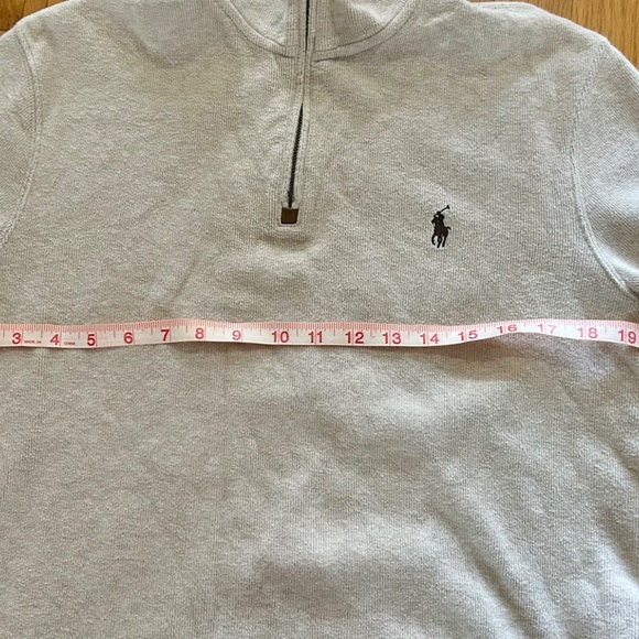 Polo Ralph Lauren Quarter Zip Oatmeal size S - Picture 6 of 7